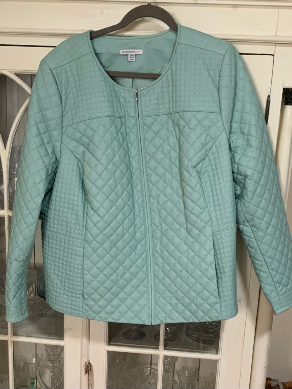 Issac Mizrahi  premier collection, real leather jacket.